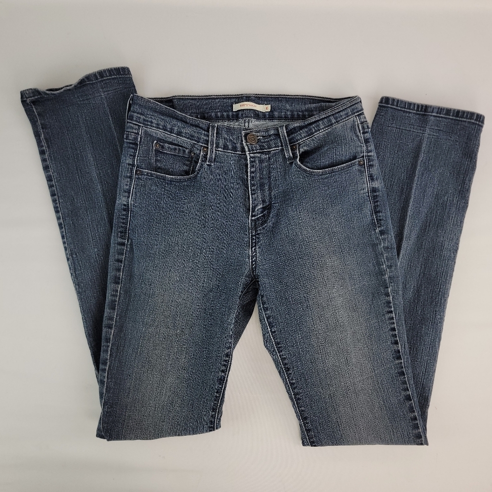 women's VTG Levi Strauss 505 Dark Denim Jeans - sz 6 28x34 excellent condition